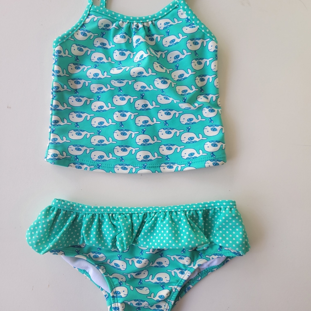 2-pc Whale Tankini